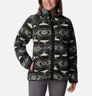 Black Columbia Winter Warmth Heavyweight Women's Fleece Jacket | 39875DZMI