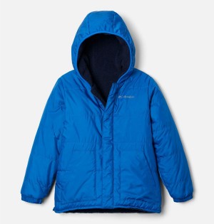 Blue Columbia Big Fir Reversible Kids' Jacket | 12859TALK