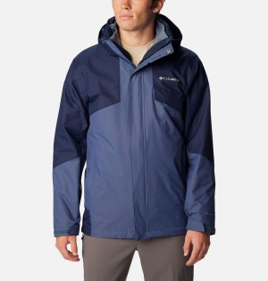 Blue Columbia Bugaboo II Fleece Interchange Men's Ski Jacket | 01394ATRF