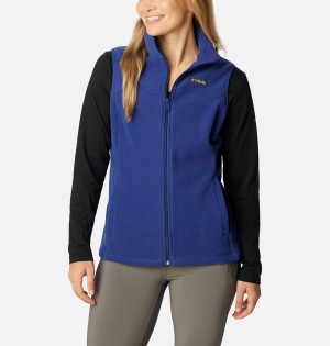 Blue Columbia Castle Dale Fleece Women's Vest | 60932ZGXC