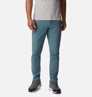 Blue Columbia Cobble Creek 5-Pocket Men's Pants | 67102CDZK