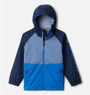 Blue Columbia Dalby Springs Kids' Jacket | 06293QNLX