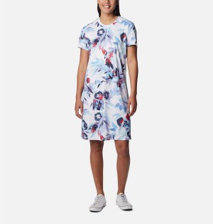 Blue Columbia Fork Stream Women's Dress | 83106QSVL