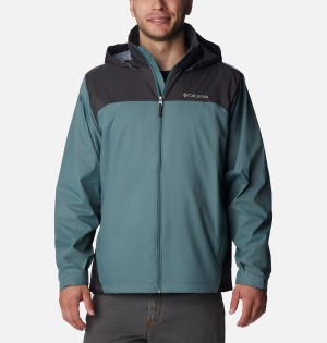 Blue Columbia Glennaker Lake Men's Rain Jacket | 17804JXGC