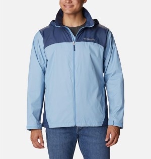 Blue Columbia Glennaker Lake Men's Rain Jacket | 46135OCNG