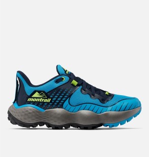 Blue Columbia Montrail Trinity MX Trail Running Men's Sneakers | 32640WKDH