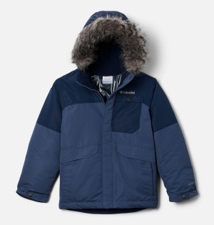 Blue Columbia Nordic Strider Kids' Jacket | 78956LRWU