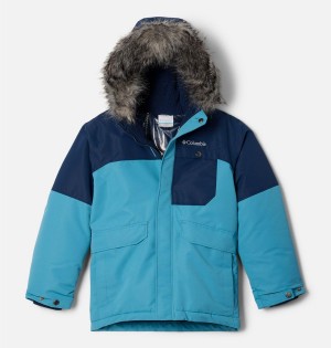 Blue Columbia Nordic Strider Kids' Jacket | 83459TRCS