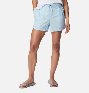 Blue Columbia Norgate Women's Shorts | 06943EZSW