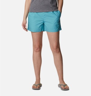 Blue Columbia Norgate Women's Shorts | 81649QWAY