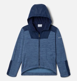 Blue Columbia Out-Shield II Dry Full Zip Fleece Kids' Jacket | 53160OLIF