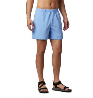 Blue Columbia PFG Backcast III Water Men's Shorts | 92680UTSA