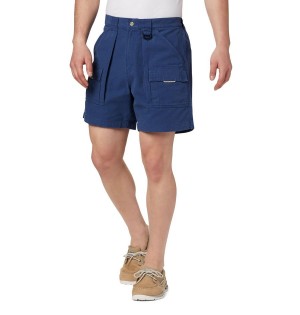 Blue Columbia PFG Brewha II Men's Shorts | 31895ZGIP