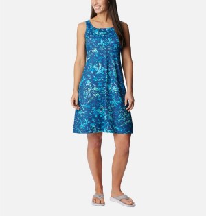 Blue Columbia PFG Freezer III Women's Dress | 10437PNTM