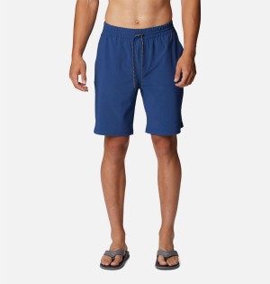 Blue Columbia PFG Slack Tide Hybrid Water Men's Shorts | 50736FRLY