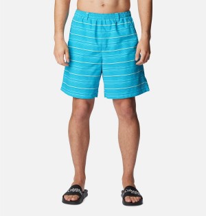 Blue Columbia PFG Super Backcast Water Men's Shorts | 69072ARZG