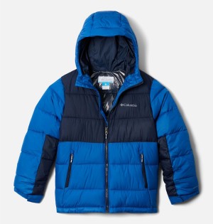 Blue Columbia Pike Lake II Hooded Kids' Jacket | 89751LGBT