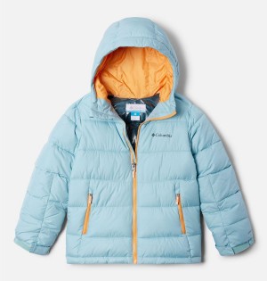 Blue Columbia Pike Lake II Hooded Kids' Jacket | 31548FPQZ