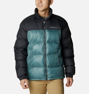 Blue Columbia Pike Lake Insulated Men's Puffer Jacket | 18765UBTV