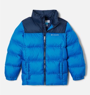 Blue Columbia Puffect Kids' Jacket | 36208OLDI