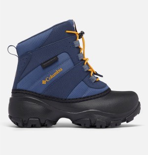 Blue Columbia Rope Tow Waterproof Kids' Boots | 49126PFQK