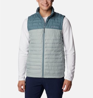 Blue Columbia Silver Falls Men's Vest | 08739JLPH