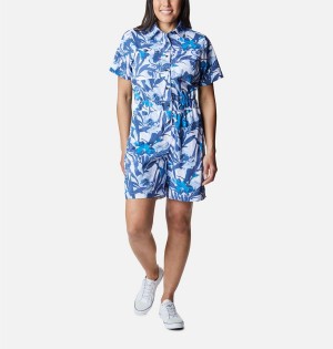 Blue Columbia Silver Ridge Utility Women's Dress | 20157MPUB