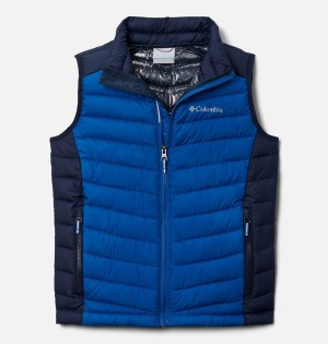 Blue Columbia Slope Edge Kids' Vest | 82590QVTR