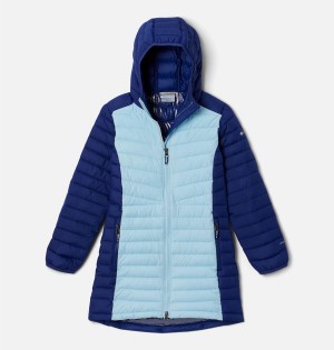 Blue Columbia Slope Edge Mid Kids' Jacket | 21586XTJY