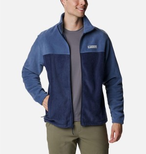 Blue Columbia Steens Mountain 2.0 Full Zip Men's Fleece Jacket | 40793UXQZ