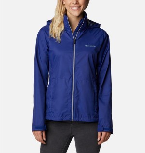 Blue Columbia Switchback III Women's Rain Jacket | 13586YNVH