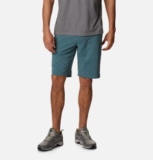 Blue Columbia Tech Trail Men's Shorts | 17298SBUI