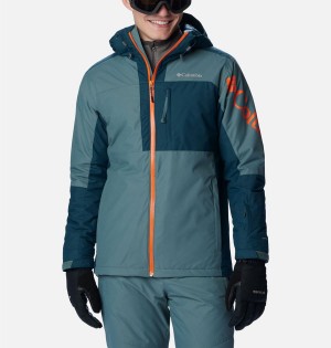 Blue Columbia Timberturner II Men's Ski Jacket | 68310ITRG