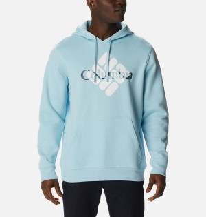 Blue Columbia Trek Men's Hoodie | 97213WPOQ