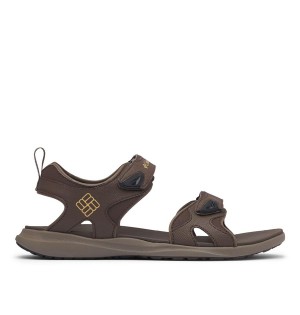 Brown Columbia Ankle Strap Men's Sandals | 21648GEKY