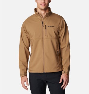 Brown Columbia Ascender Men's Softshell Jackets | 10435XSEG