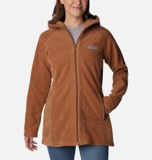 Brown Columbia Benton Springs II Long Hoodie Women's Fleece Jacket | 53702RAMV