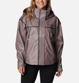 Brown Columbia Coral Ridge OutDry Extreme Women's Rain Jacket | 09413XRZS