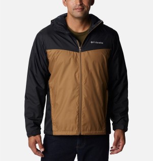 Brown Columbia Glennaker Sherpa Lined Men's Rain Jacket | 21046XLJR