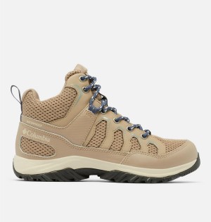 Brown Columbia Granite Trail Mid Waterproof Women's Hiking Shoes | 04186WJNI