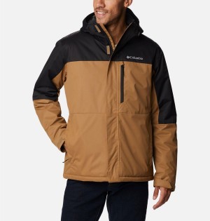 Brown Columbia Hikebound Insulated Men's Puffer Jacket | 09182GWAN