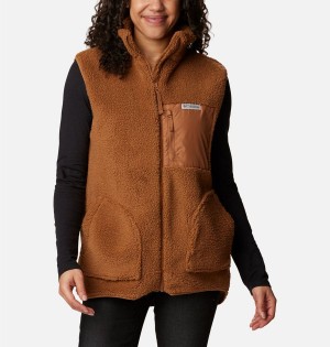 Brown Columbia Holly Hideaway Women's Vest | 38925SPXC