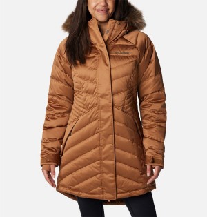 Brown Columbia Lay D III Mid Women's Puffer Jacket | 58092FVPC