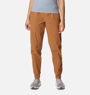 Brown Columbia Leslie Falls Joggers Women's Pants | 09845KORE