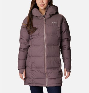 Brown Columbia Opal Hill Mid Women's Puffer Jacket | 95087GTXD