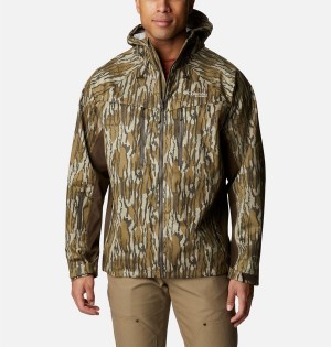 Brown Columbia PHG Trophy Rack Silent Men's Rain Jacket | 74013MJES