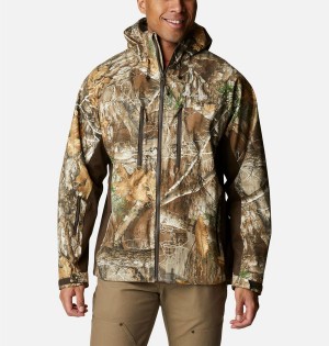 Brown Columbia PHG Trophy Rack Silent Men's Rain Jacket | 18906BTKX