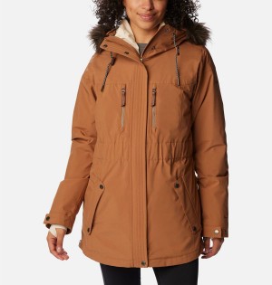 Brown Columbia Payton Pass Interchange Women's Coats | 84015BFJV