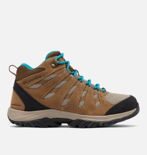 Brown Columbia Redmond III Mid Waterproof Women's Hiking Shoes | 76154CHGW