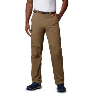 Brown Columbia Silver Ridge Convertible Men's Pants | 01645TBHK